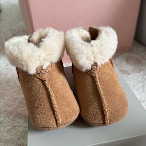 UGG Cozy Brown Baby Booties
